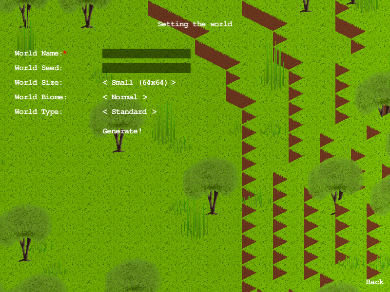 World Name field is required from this version