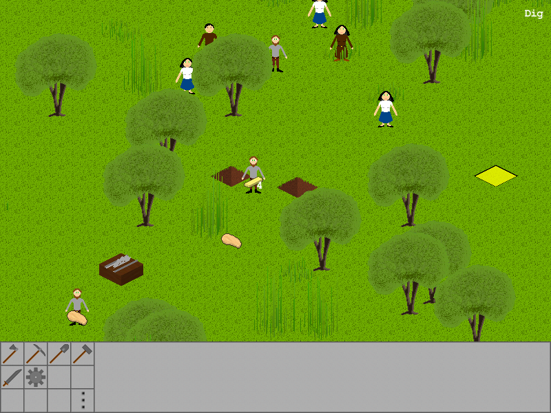 People also will keep the distance when they dig or mine a block
